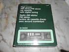 12-1933 Realistic In Dash Stereo Car Cassette Player Unused Box