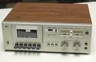 14-610 Realistic Vintage Stereo Cassette Tape Deck Walnut Grain Veneer Rare