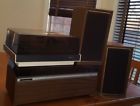 1v9064 Magnavox Vintage Cassette Tape Player Turntable Speakers