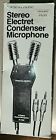 33-1065 Realistic Vintage Audio Electret Condenser Adjustable Microphone Stereo