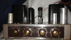 60-pg Grommes Integrated Tube Amplifier Tubes Working Good Cosmetics