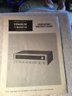 61-92513 Sears By Fisher Vintage Audio Receiver Operating Instructions