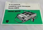 6304 Channel Master Cassette Recorder With Microphone Model Instructions