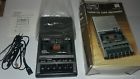 6321-a Crosley Vintage Portable Desktop Tape Cassette Recorder Player Slim Line
