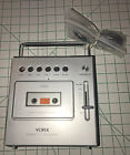 80403 Yorx Vintage Portable Cassette Recorder Player Working Cords