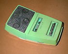 A-602b Zenith Rare Vintage Mod Psychedelic Green Portable Cassette Tape Player