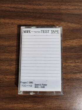 Abex Tcc-112 W&f Speed Test Tape 3000hz -10db