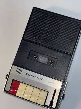 Ctr951 Admiral Rare Vintage Solid State Cassette Tape Recorder Model