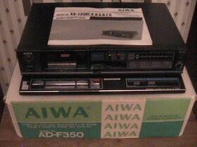 Aiwa Ad-f350u Vintage 1986 Ad-f350 Stereo Cassette Tape Deck Model