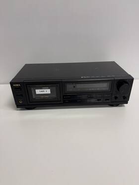 Ad-s37u Aiwa Vintage Tape Deck Stereo Cassette Player Recorder Receiver