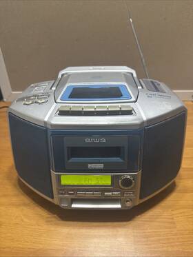 Aiwa Csd-md10 Rare Japanese Cassette Recorder Md Player - Working