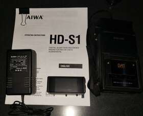 Hda-1 Aiwa Hd-x1 Vintage Strasser Dat Digital Audio Tape Recorder Black Case