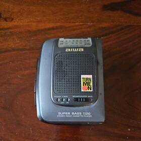 Hs-ts250w Aiwa Vintage Stereo Radio Cassette Player Not Working For Parts