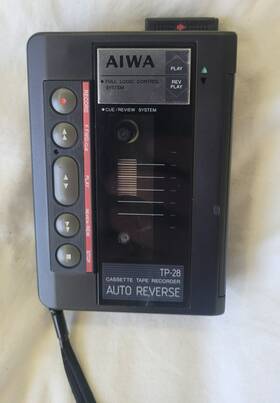 Aiwa Tp-28 Full Logic Control Cassette Tape Recorder Japan Untested As Is