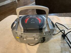 Aj-500fs Akai Vintage Stereo Radio Cassette And Cd Combo Boombox Awesome Sound Works Great