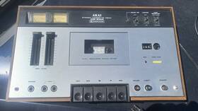 Gs-34d Akai Vintage Single Cassette Deck