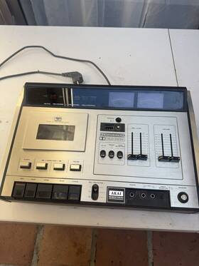 Gx-75d Akai Auto Reverse Cassette Deck For Parts