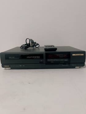 Vs-x400egn Akai Vs-33u Vintage Electric Japan W Remote