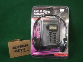 Ry-399a Alaron New Vintage Rhapsody Portable Cassette Player Am/fm Radio Digitial With Headphones