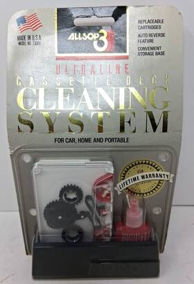 Allsop 035286730006 Vintage Allsop3 Ultra Line Audio Cassette Deck Cleaning System Sealed 73000