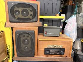7124 Alpine Vintage Car Stereo Mecca Equalizer Tripp Lite Power 6x9 Speakers