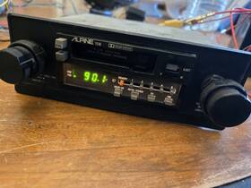 7138 Alpine Vintage Am/ Fm Cassette Deck