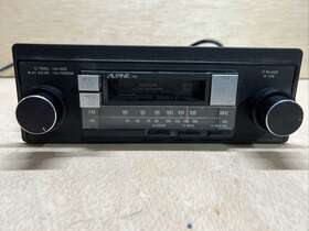 7151 Alpine Am/fm Cassette Tape Player Radio Car Stereo Vintage Old School