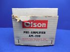 Am-220 Olson New Vintage Pre Amplifier Phono Radio Tube Amp Ham