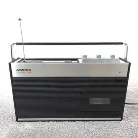 7720049 Ampex Micro 34 Vintage Stereo Cassette Tape Deck Am/fm Radio Partially Works