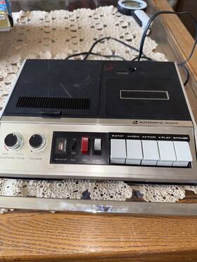 8402 Automatic Radio Mfg Co Vintage Cassette Tape Recorder Works