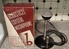 Ba-106 Brush Vintage Acousticel Crystal Microphone Original Box Black Chrome