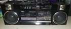 Bp900 Yorx Vintage Triple Cassette Player Boom Box Detachable Walkman Rare