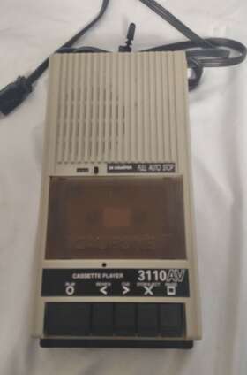 3110av Califone Classroom Cassette Player Works Tested Battery Or Power Cord