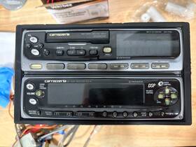 Keh-p440 Carrozzeria Cd Md Cassette Deck And Dsp Audio Processor Deq-44 Used