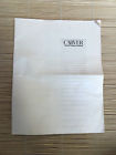 Carver Power Amplifier Preamplifier Tuner Receiver Brochure Specifications Various