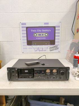 Td-1400 Carver Stereo Cassette Deck For Parts/repair See Description