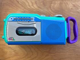 Km-90 Casio Rare Cool Portable Fm/am Radio And Cassette Player Tested