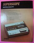 Cd-302 Superscope Stereo Cassette Deck