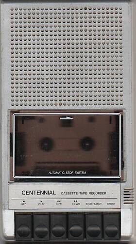 C-693a Centennial Slim Cassette Recorder