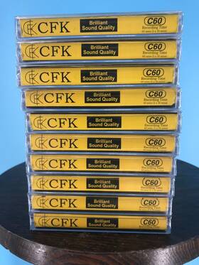 Hfxc60 Cfk Hfxc60/10 Hxc60 Type 1 60 Minute Standard Music Grade Audio Cassette 10 Pack