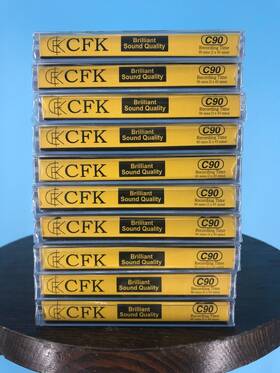 Hfxc90 Cfk Hfxc90/10 Hxc90 Type 1 90 Minute Standard Music Grade Audio Cassette 10 Pack