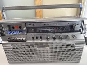 7976 Clairtone Stereo Boombox Ghetto Blaster Cassette Player - Jvc Sony Conion