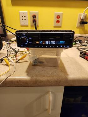 Clarion Raz460z Cassette Deck Radio With Changer Controls Tested Working