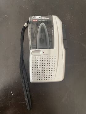 Cx-r122 Coby Vintage Handheld Cassette Voice Recorder