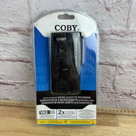 Cxr123 Coby Near Micro Cassette Recorder. Open Box