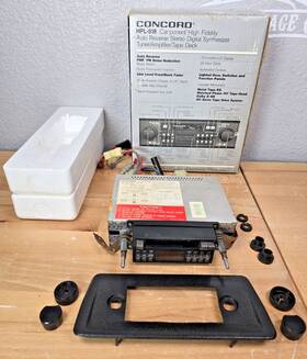 Concord Hpl-518 Car High Fidelity Tape Deck Digital Tuner/amplifier Original Box