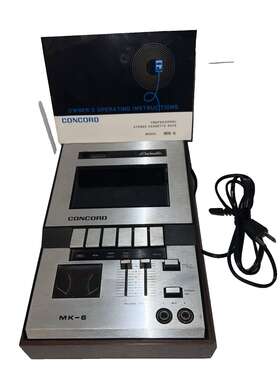 Concord Mk-6 Vintage Professional Stereo Casette Deck Model