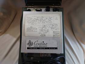 773.410 Cousino Ar7328 Vintage Audio Announcer Tape Cartridge Player Model