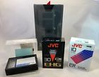 Cp6u Jvc Compact Vhs Three Tapes And Playpack Adapter New From