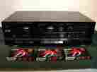 Cr-w914a Fisher Dual Cassette Deck Auto Reverse Fast Dubbing Dolby New Belts